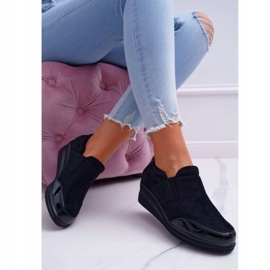 Klínové tenisky Sergio Leone PB225 Black černý 1