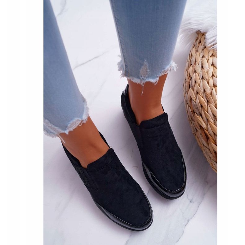 Klínové tenisky Sergio Leone PB225 Black černá 2