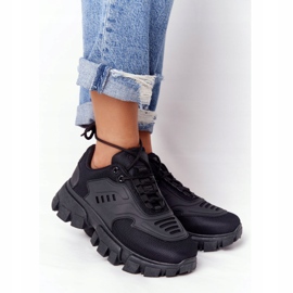 Dámské černé tenisky na velké podrážce černé New Yorku černá 2