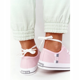 Klasické dámské tenisky Big Star HH274110 světle růžové růžový 2