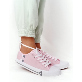 Klasické dámské tenisky Big Star HH274110 světle růžové růžový 1
