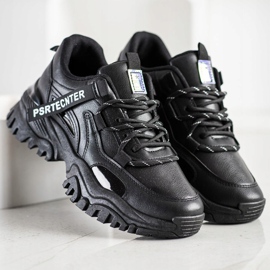 SHELOVET Jarní módní tenisky černá 2