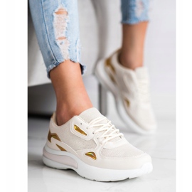 Creamberry'S Tenisky s vložkami Holo béžový 2