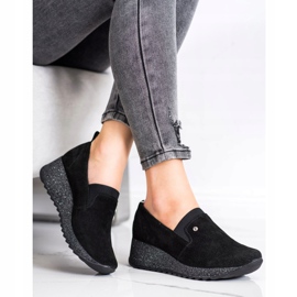 Filippo Kožené brokátové boty černá 1