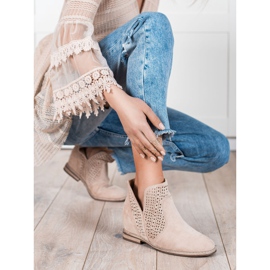 S. BARSKI Jarní boty s vyříznutým S.BARSKI hnědý 1 S. BARSKI Jarní boty s vyříznutým S.BARSKI hnědý 1