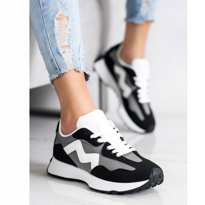 SHELOVET Ležérní tenisky černý 2