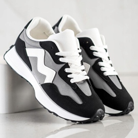 SHELOVET Ležérní tenisky černá 1