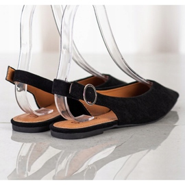 Seastar Lodičky s objevenou patou černý 1