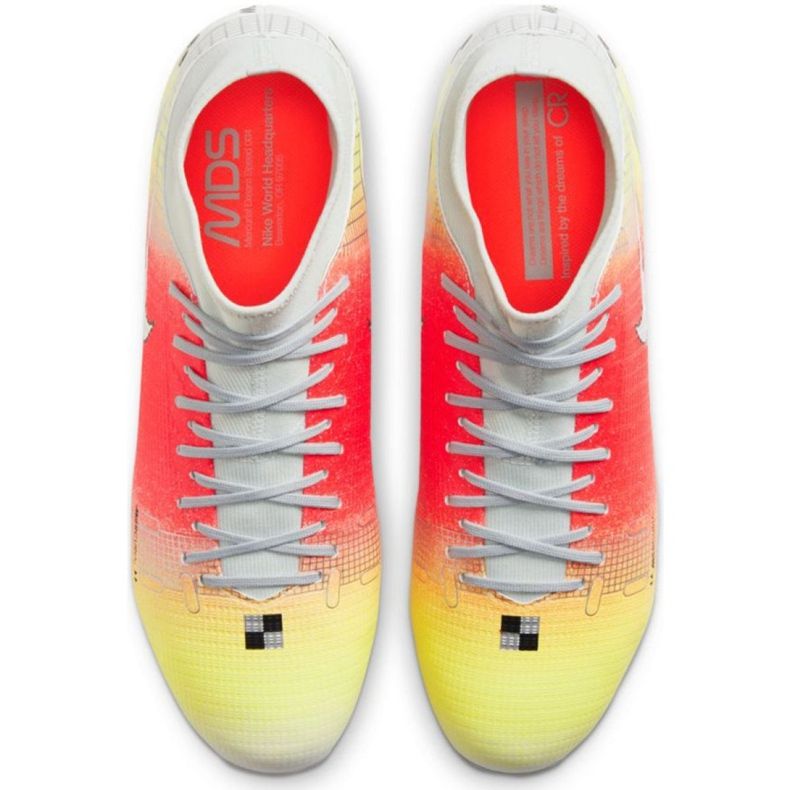 Kopačky Nike Mercurial Superfly 8 Academy Mds FG / MG M CV0948 108 červený pomerančový 1