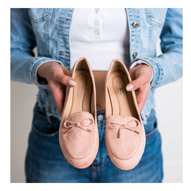 Abloom Suede Lords S Mašlí růžový 1