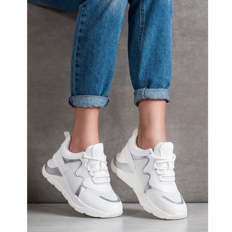 Weide Pohodlné stylové tenisky bílý 2