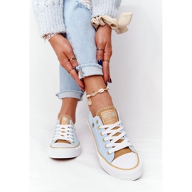 Klasické dámské tenisky Big Star HH274457 Blue modrý 1