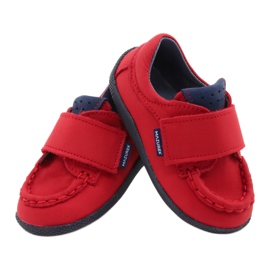 Mazurek Chlapci z červené kůže Moccasins 113 červený 3