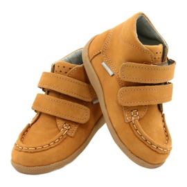 Mazurek Mokasíny Mazurka se suchým zipem Camel 127 žluť 3