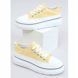 Žluté vysoké tenisky BL228P žlutá 1