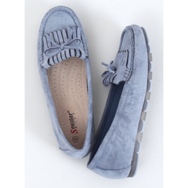 Modré Dámské mokasíny GS11P Modré modrý 1