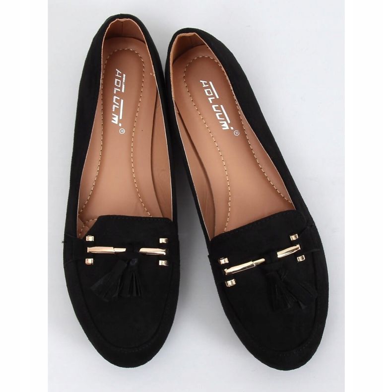 Černé dámské mokasíny 9988-159 Black černý 1