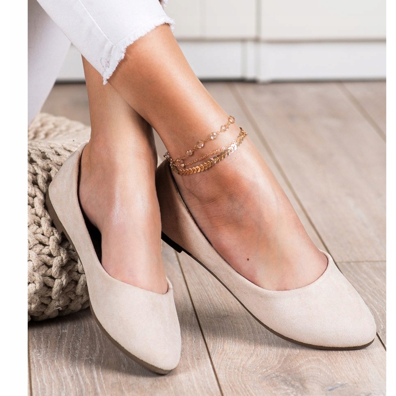 Klasické balerínky VINCEZA béžový 1