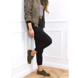 Zelené šněrovací mokasíny G325 Green zelená 2