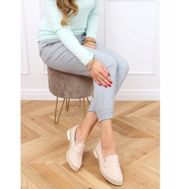 Dámské béžové mokasíny AB689 Nude béžový 1