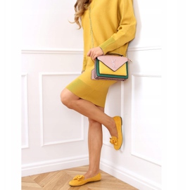 Dámské mokasíny med 9086 Žlutá 1 Dámské mokasíny med 9086 Žlutá 1