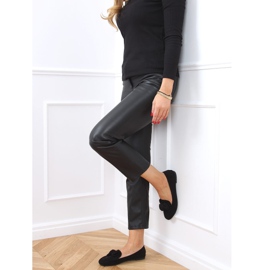 Černé dámské mokasíny 9086 Black černý 2