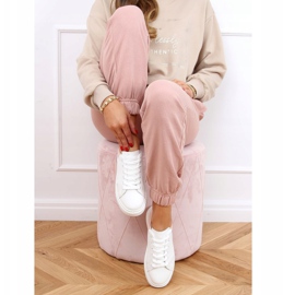 Dámské bílé a růžové tenisky A88-63 Pink bílý růžový 1