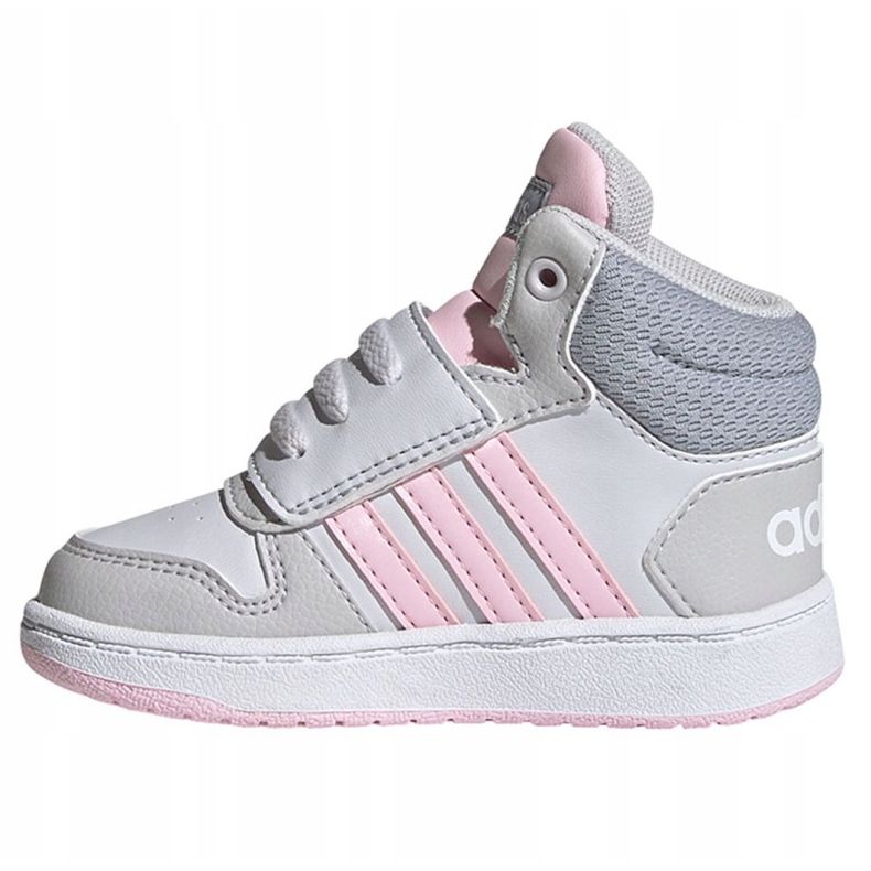 Boty Adidas Hoops Mid 2.0 I Jr FY9290 růžový šedá 1