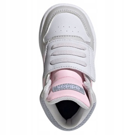 Boty Adidas Hoops Mid 2.0 I Jr FY9290 růžový šedá 2