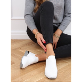 Bílé sportovní ponožky LDH006 White bílý 1