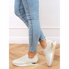 Béžové ponožky LDH006 Béžová sportovní obuv béžový 2