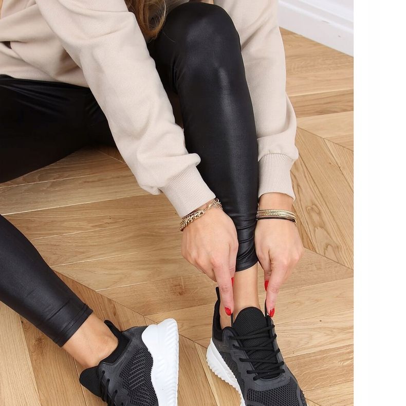 Černá sportovní obuv KK-219 Black černý 1