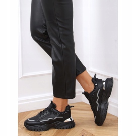 Černá 9933 Černá sportovní obuv 1
