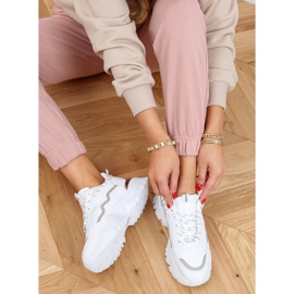 Bílá 9933 bílá sportovní obuv bílý 1