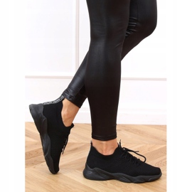 Černé sportovní ponožky FF-10 Black černý 1