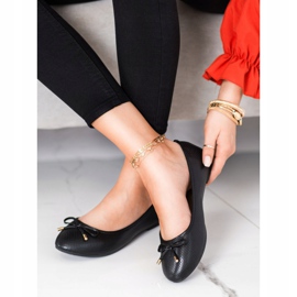 Clowse Černé balerínky černý 2