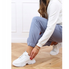 Bílá 9931 Bílá sportovní obuv bílý 1