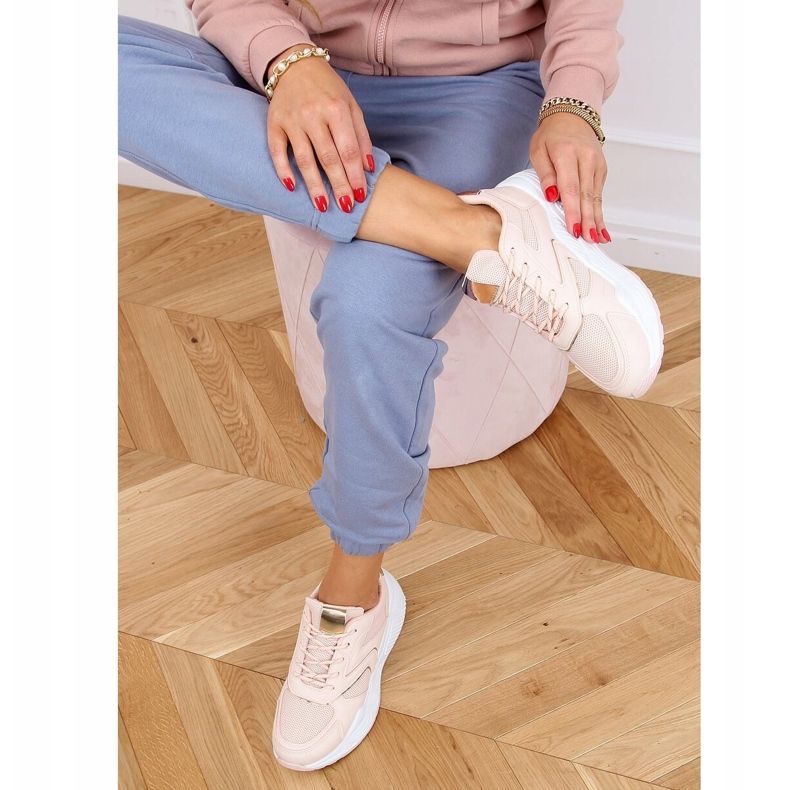 Růžová sportovní obuv GB-003 Růžová růžový 2