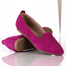 Filippo Klasičtí pánové z kůže růžový 1