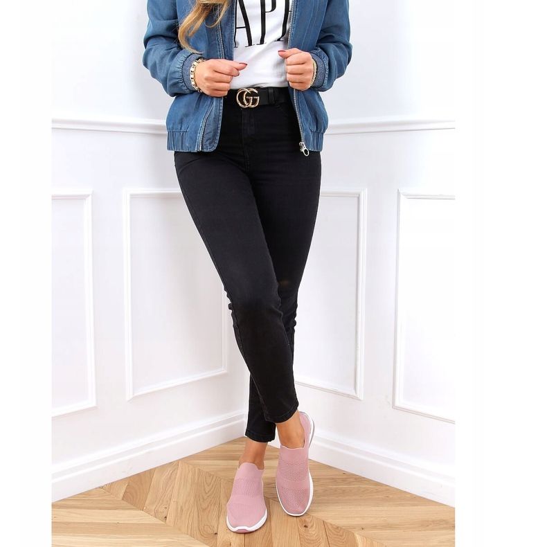 Růžové sportovní ponožky G-362 Pink růžový 1