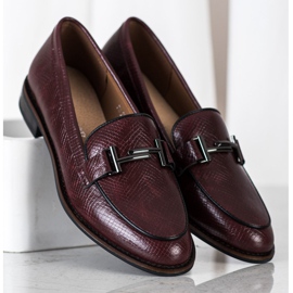 Boty Sergio Leone s hadím potiskem červené 2