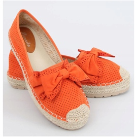 Oranžové dámské espadrilky J131-22 Orange pomerančový 2