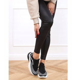 Černá sportovní obuv BX1820-SP ČERNÁ / BÍLÁ bílý černý 2