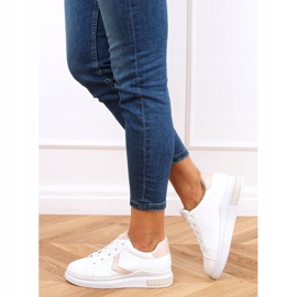 Bílé dámské tenisky CC-40 Pink bílý růžový 2