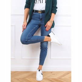 Bílé dámské tenisky CC-40 BÍLÉ / ČERNÉ bílý černý 1