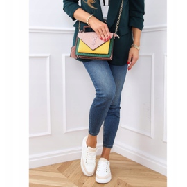 Bílé dámské tenisky 6110 Béžová béžový bílý 2