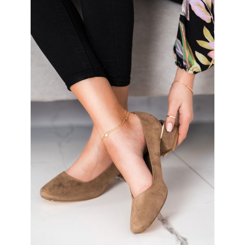 Filippo Lodičky na vysokých podpatcích hnědý 2