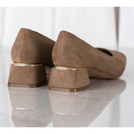 Filippo Lodičky na vysokých podpatcích hnědý 1