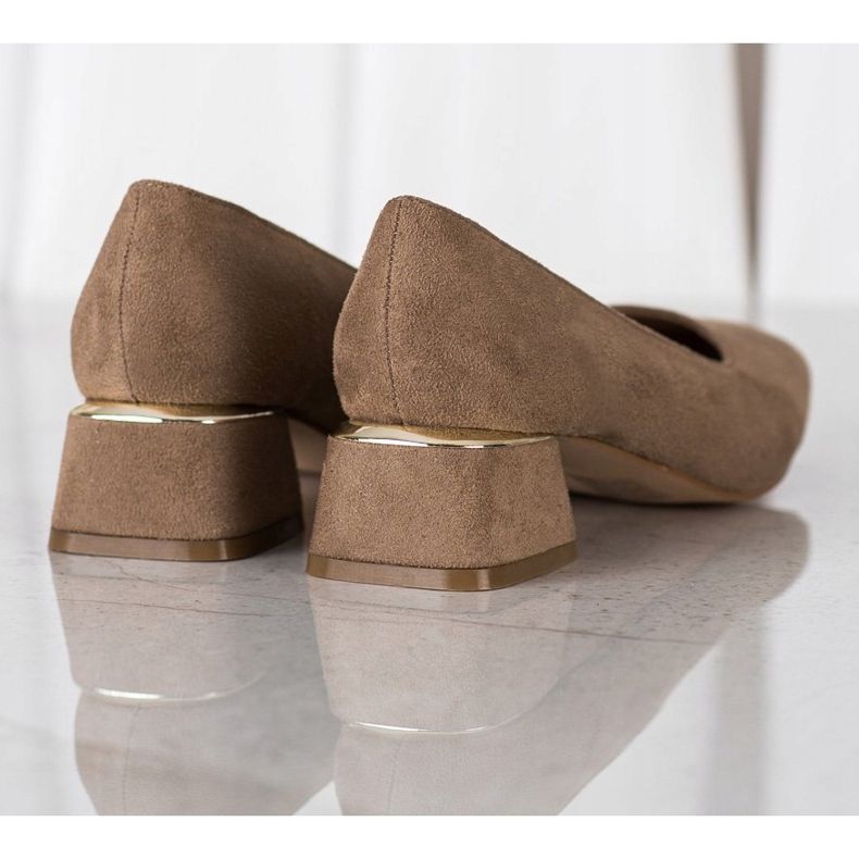 Filippo Lodičky na vysokých podpatcích hnědý 1