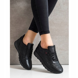 SHELOVET Klasické tenisky černá 1